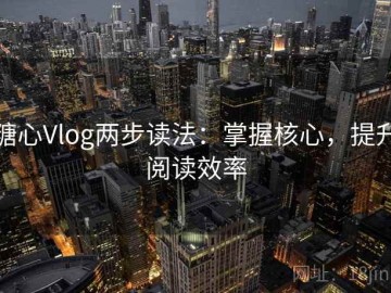 糖心Vlog两步读法：掌握核心，提升阅读效率